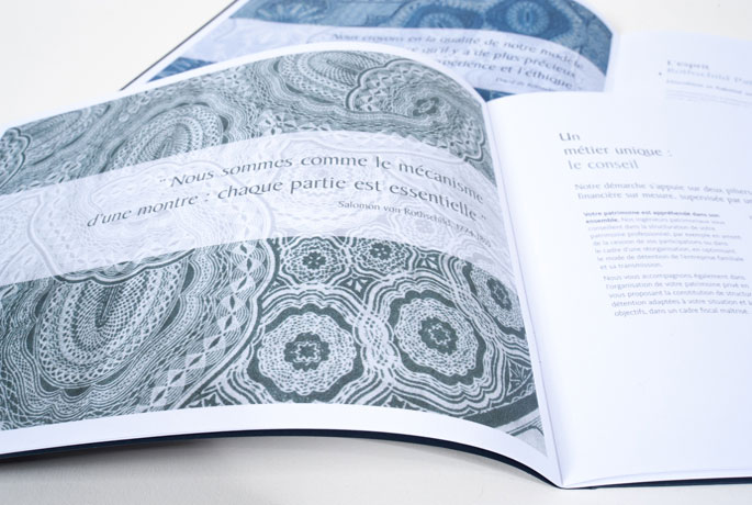 Rothschild Une brochure institutionnelle qui soigne son image 1