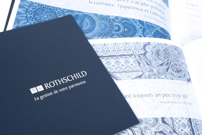 Rothschild Une brochure institutionnelle qui soigne son image 0